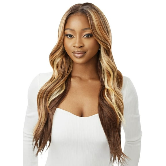 Outre Perfect Hairline 13X6 Lorena Glueless Lace Wig 26" Lace Wigs / Color: 2 - DARK BROWN