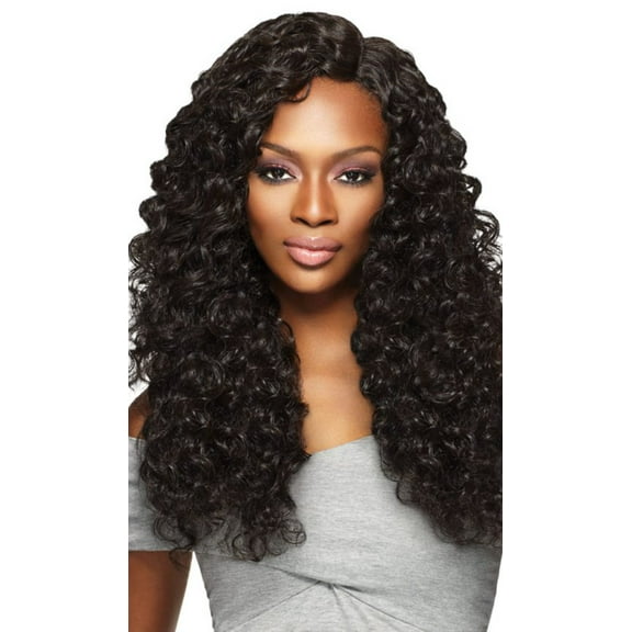 Outre Purple Pack Brazilian Boutique Virgin Deep 18" 20" 22"   Deep Lace Closure