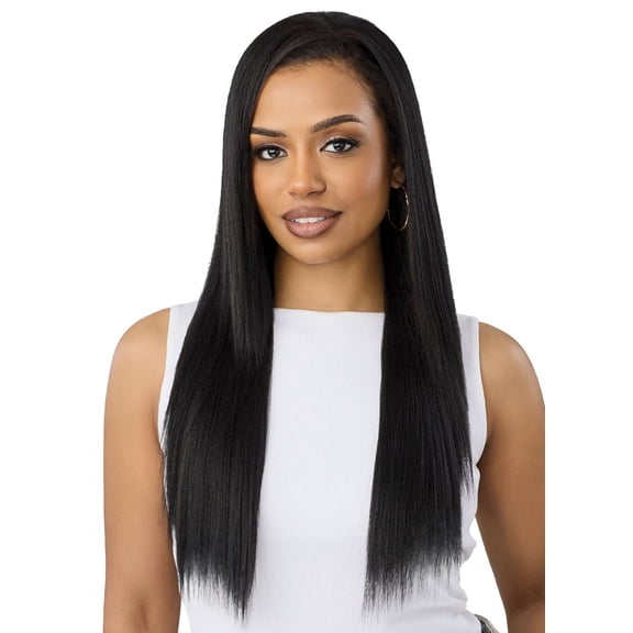 Outre Quick Weave Kalina Half Wig 26" Wigs / Color: 1 - JET BLACK