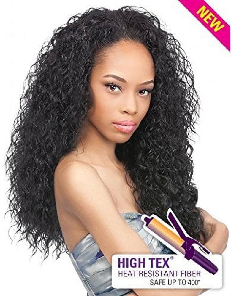 Curly top weave outre