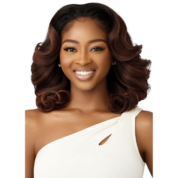 Outre Quick Weave Synthetic Hair Half Wig - LUCETTE