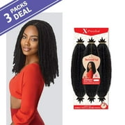 Outre Synthetic Crochet Braids - X PRESSION TWISTED UP SPRINGY AFRO TWIST 16 4 3-PACK, MULTI PACK DEAL!