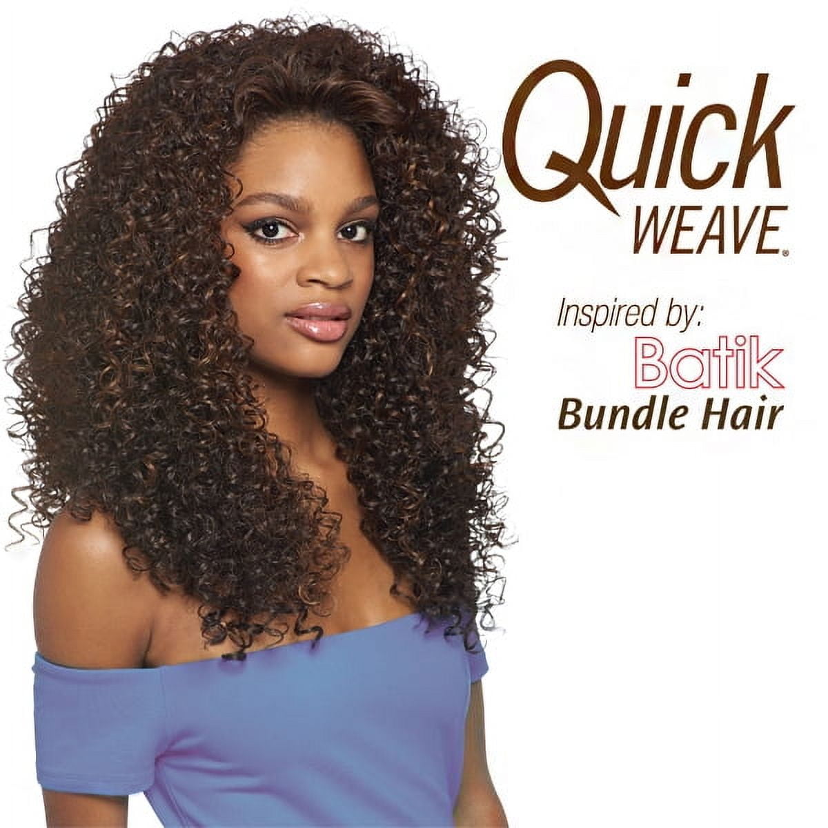 Outre Synthetic Hair Half Wig Quick Weave Batik Dominican Curly (1B)