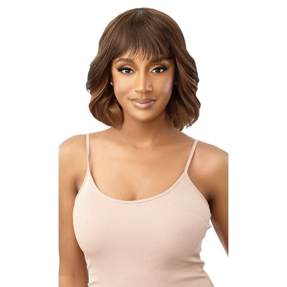 Outre Wigpop Synthetic Full Wig - AGATHA (Color:1 Jet Black)