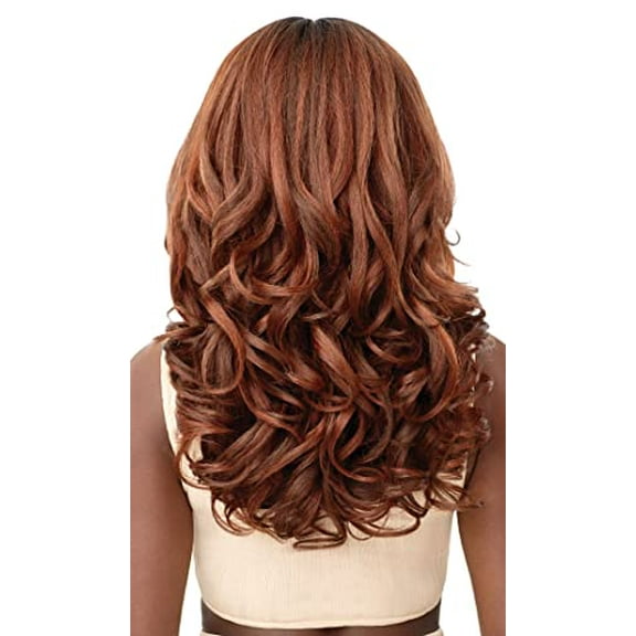 Outre Wigpop Synthetic Full Wig - JASMIYAH (Color:DR2/CHOCOLATE SWIRL)
