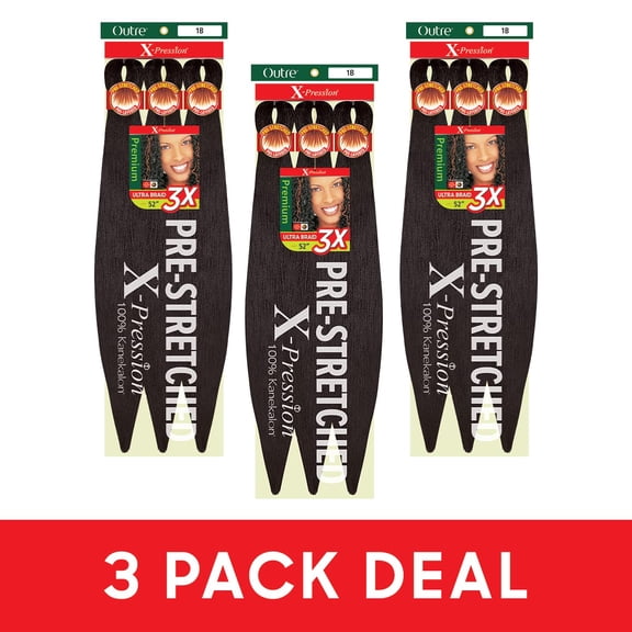 Outre - X-Pression - Pre-Stretched Braid 52" 3X - Outre - X-Pression - Pre-Stretched Braid 52" 3X - 1