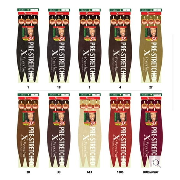 Outre Xpression Pre-Stretched Braiding Hair - 3X's Pack - 42"