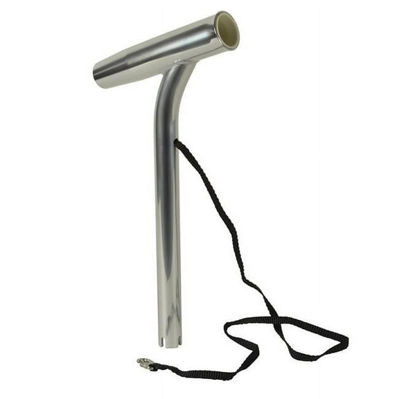 Outrigger Rod Holder with Liner & Strap - Aluminum
