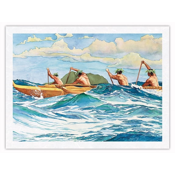 Outrigger at Sea (Ka Waʻa Ma Ke Kai) - Hawaiian Canoeing - From an ...