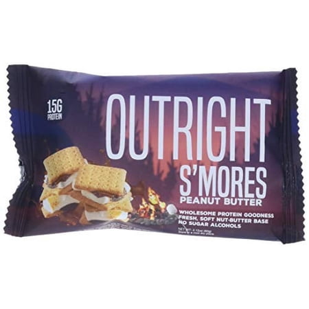 Outright Bar - Whole Food Protein Bar - 12 Pack - MTS Nutrition (S'mores Peanut Butter) *Not gluten free*