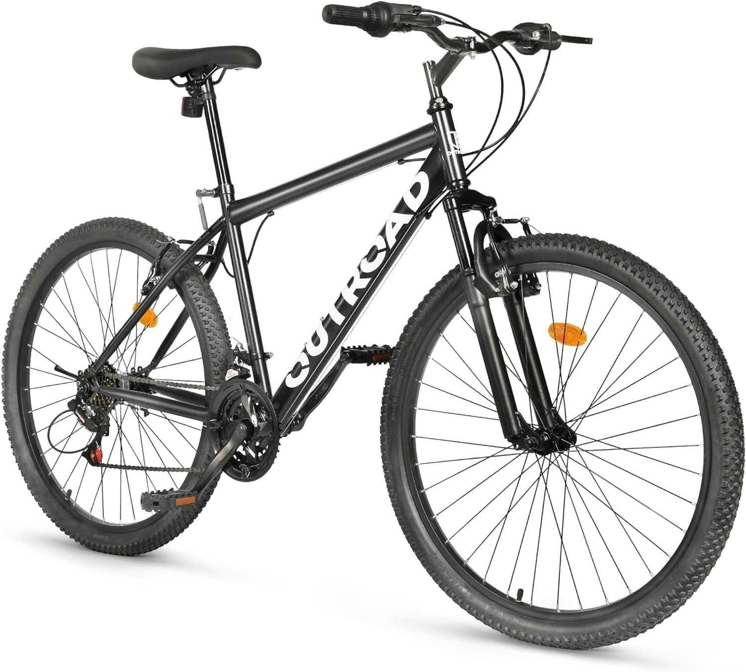 Outroad 26 Inch Mountain Bike, 21Speed/HighCarbon Steel/Aviation