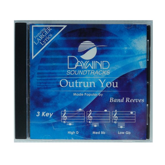 Outrun You Made Popular by Band Reeves NEW CD Accompaniment