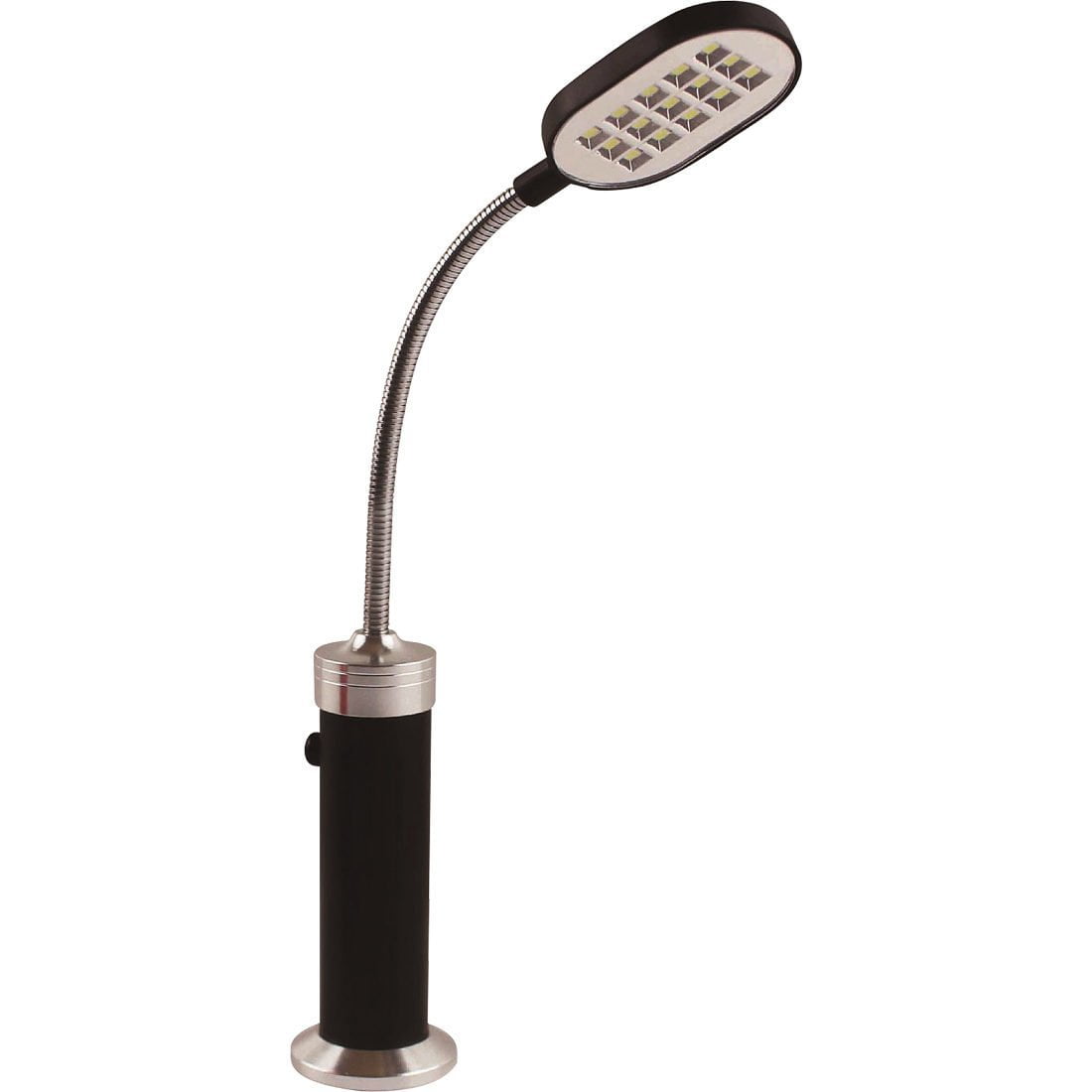 Silver and Black LED Battery Operated Grill Light