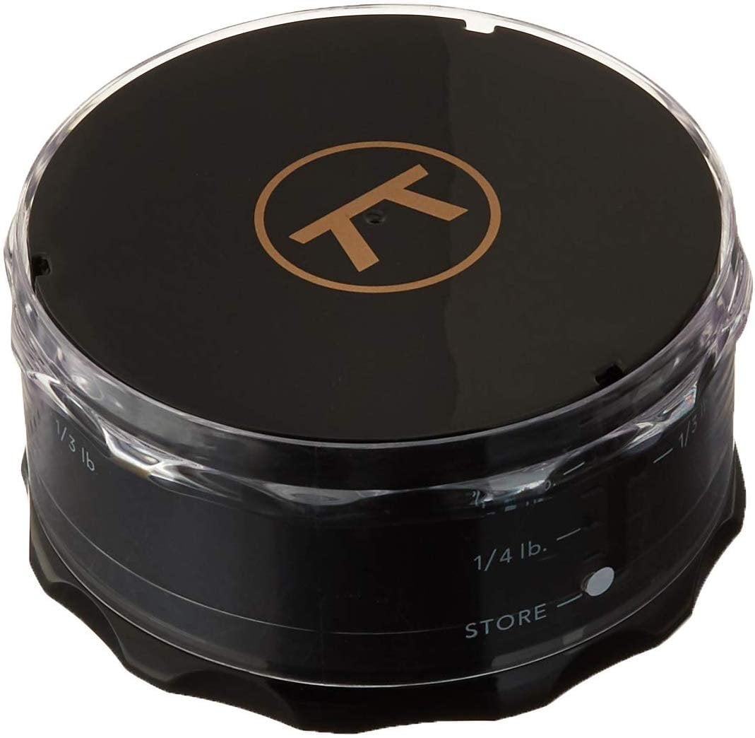 Outset Adjustable Burger Press, Plastic, 4.5" x 4.5" x 2"