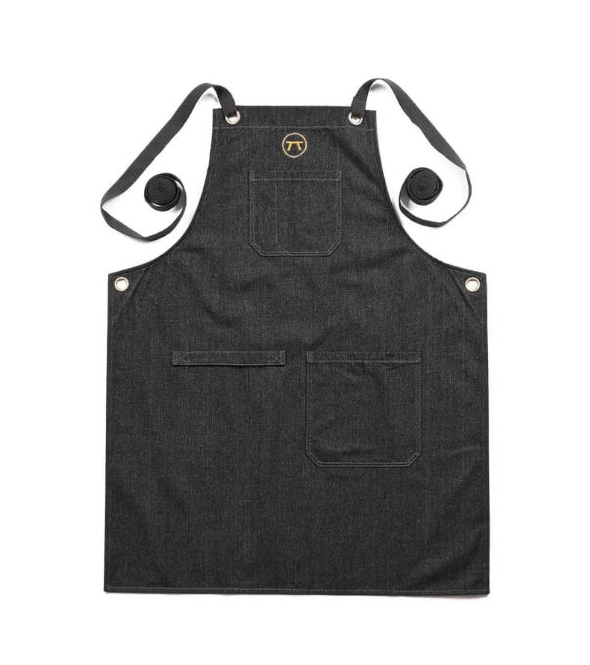 Outset Black Denim Apron, One Size Fits All