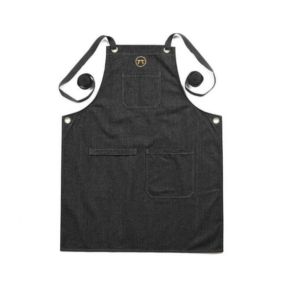 Outset Black Denim Apron, One Size Fits All