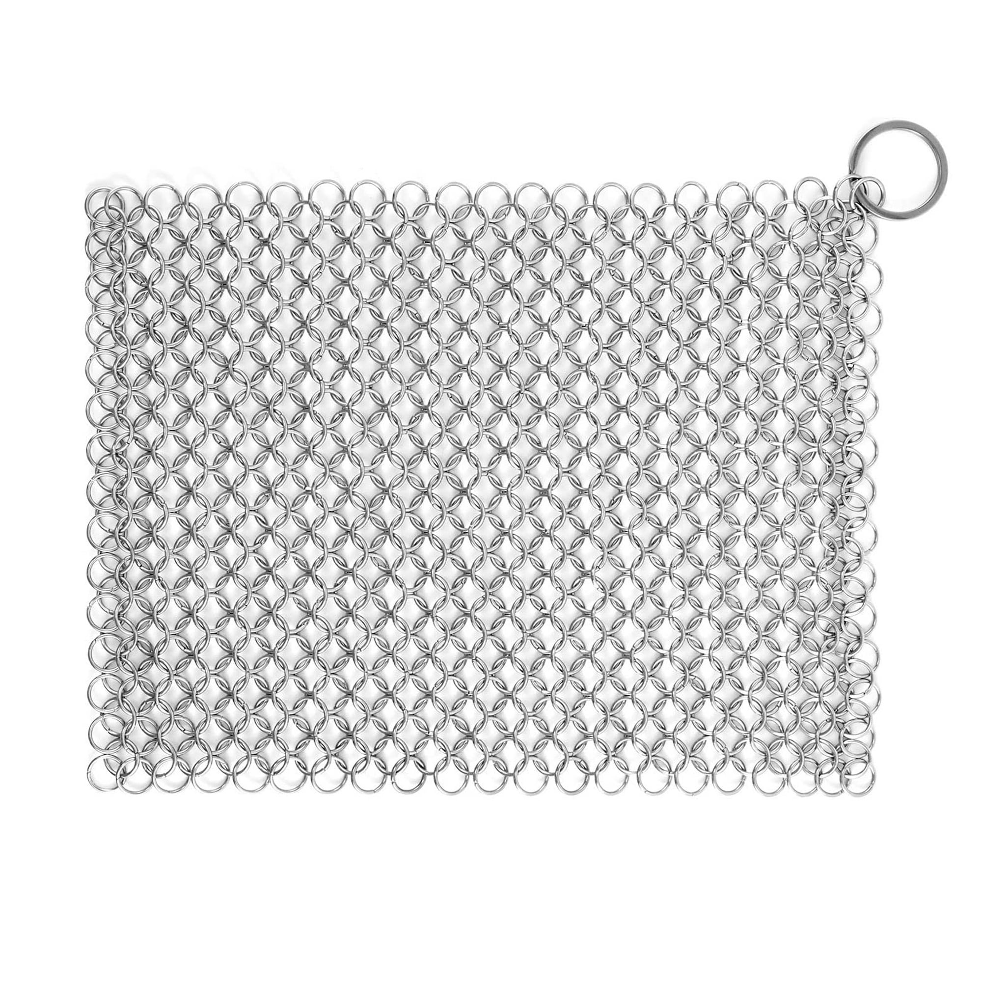 Outset Chain Mail Cast Iron Cleaner, 8” x 6”
