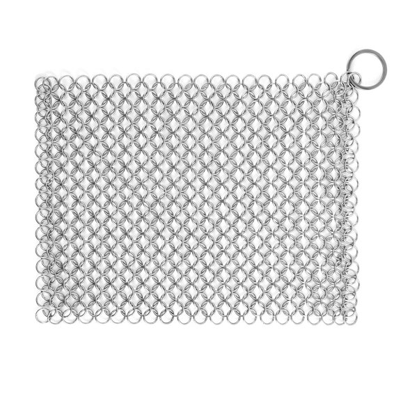 Outset Chain Mail Cast Iron Cleaner, 8 x 6