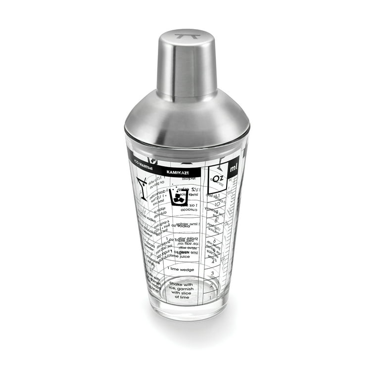 Whosale: double wall stainless steel cocktail shaker bottle