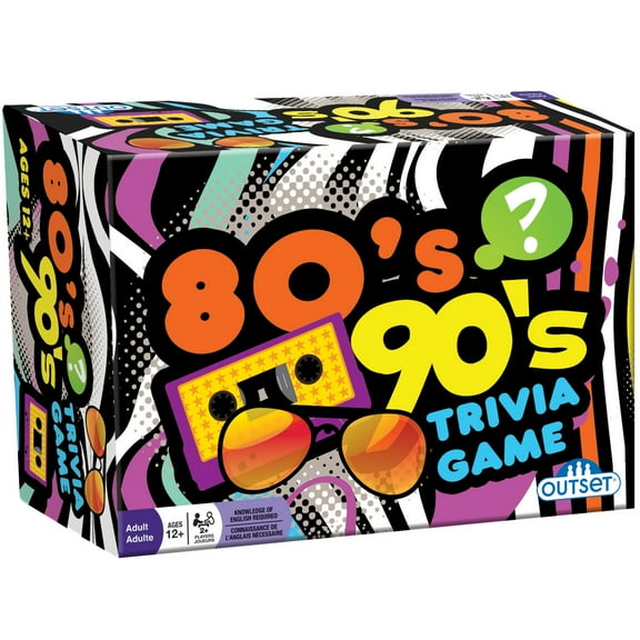 Outset Media 80's & 90's Trivia Board Game