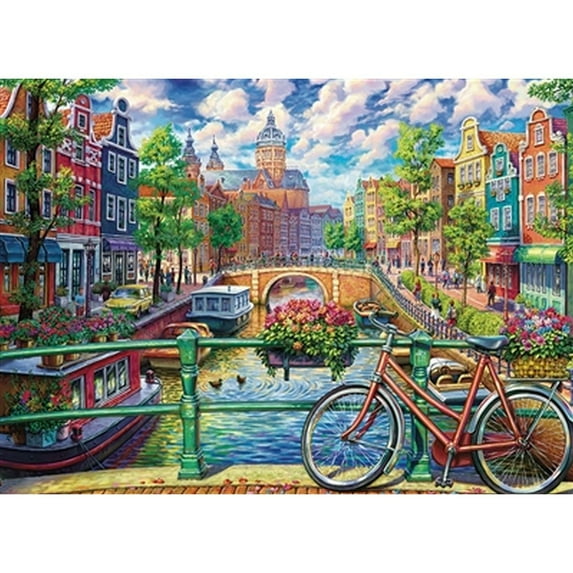 Outset Media, Amsterdam Canal 1000pc Puzzle