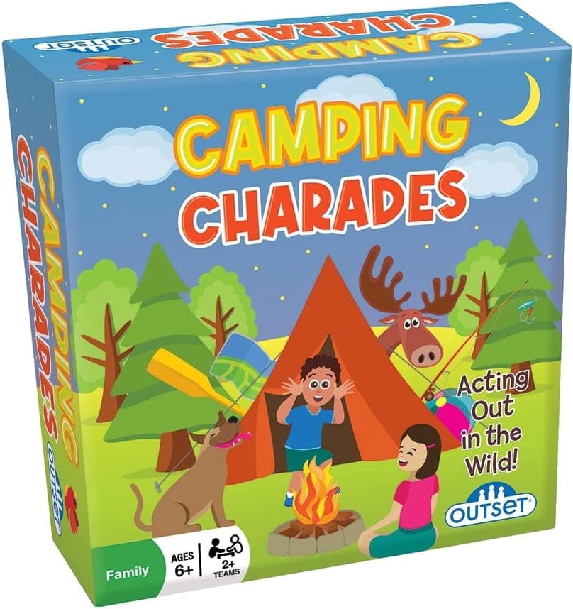 Camping Charades – A Family Fun Game for Acting Out in The Wild – Contains 110 Cards for 2 or More Teams Ages 6 and up