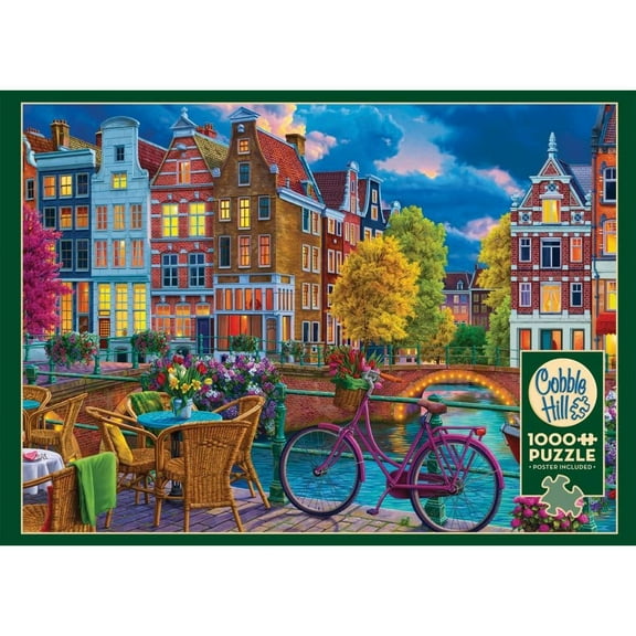 Outset Media, Cozy Street 1000 Piece Puzzle