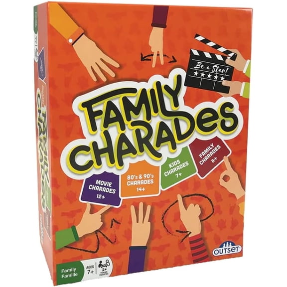 Outset Media - Family Charades Game: 4 Games, Endless Laughs!
