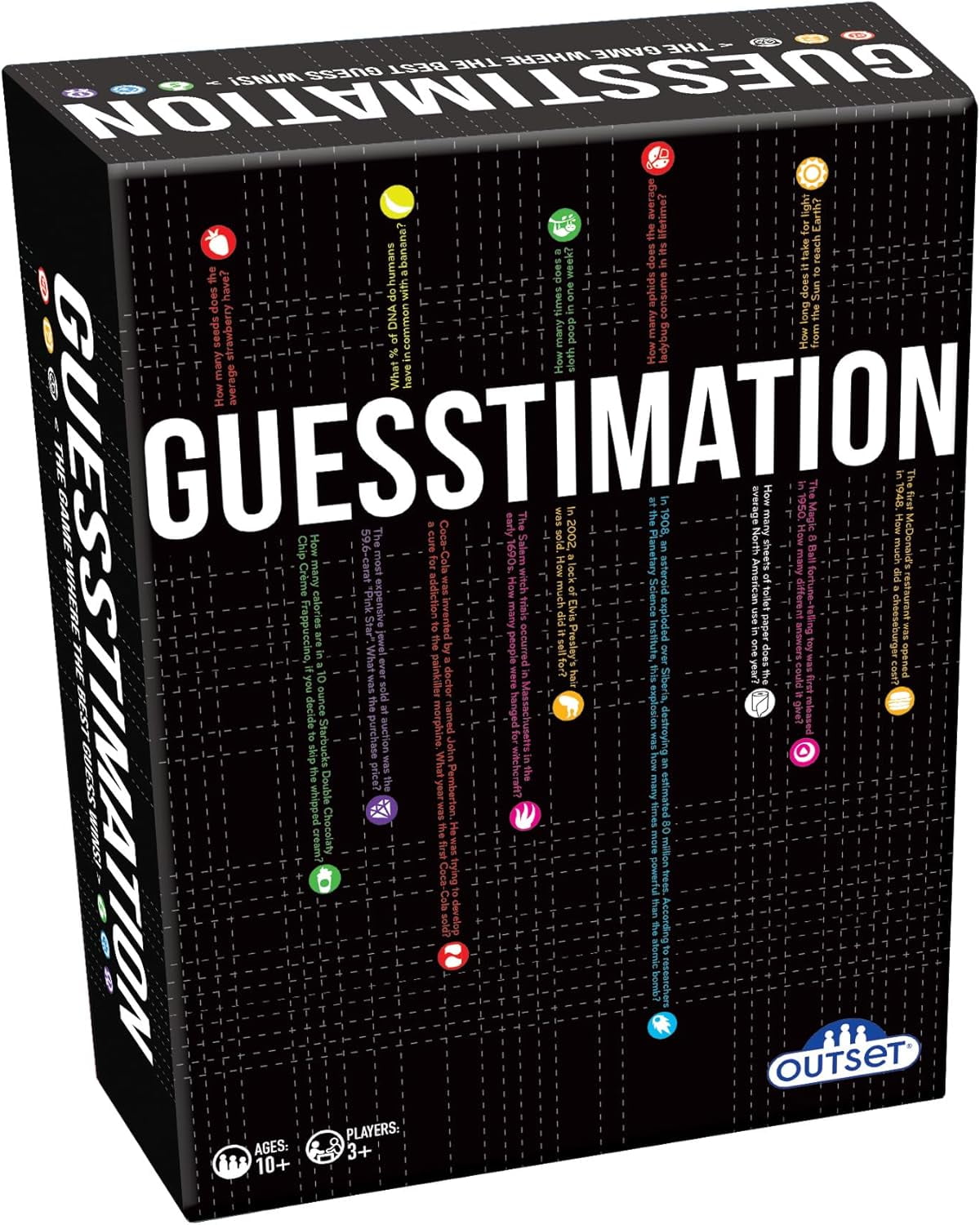 Guesstimation Card Game - Don't Know The Answer!?! It Doesn't Matter! - 3 or More Players Ages 10 and up