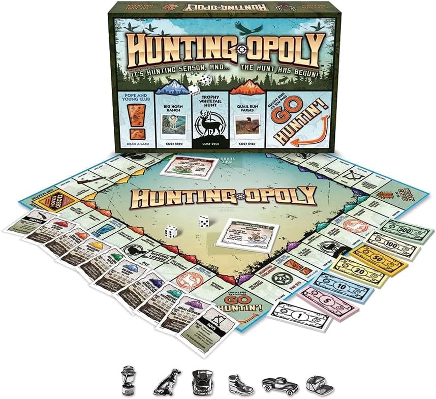 Outset Media Hunting-Opoly Board Game