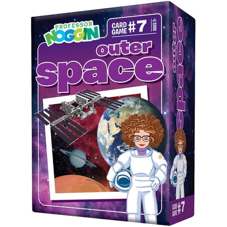 Outset Media Professor Noggin Outer Space Card Game