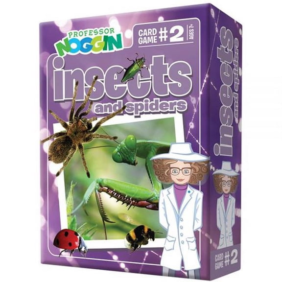 Outset Media Professor Noggins-Insect & Spiders Card Games