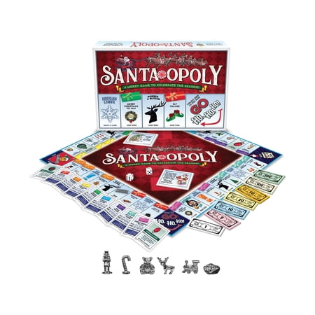 Outset Media Santa-Opoly Board Game
