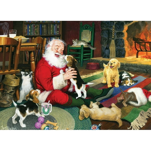 Outset Media, Santas Playtime 275 Piece Puzzle