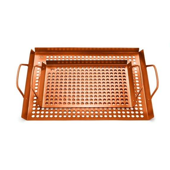 Outset Non Stick Copper Grill Grid, Set of 2