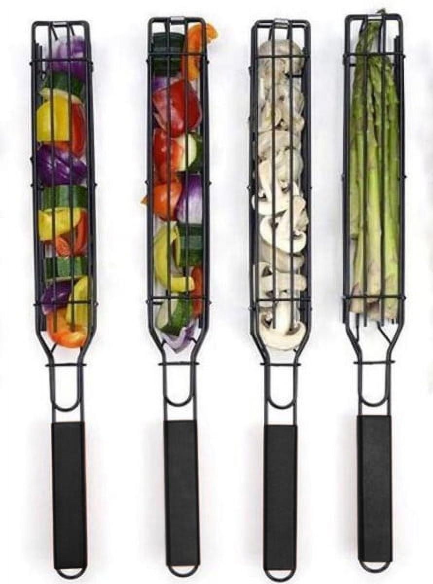 Outset NonStick Kabob Grill Basket, Set of 4