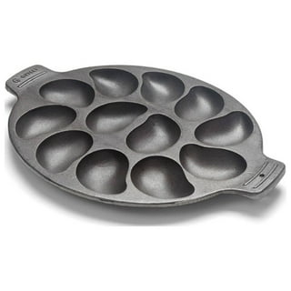S·KITCHN Cast Aluminum Griddle Pan for Stovetop with Lid - Lighter than  Cast Iron Skillet,Round Frying Pans Nonstick Grill Pan Dishwasher & Oven