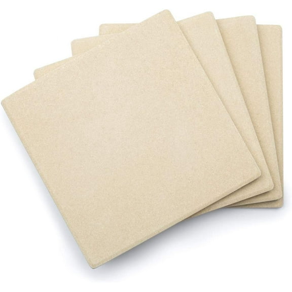 Outset Pizza Grill Stone Tiles, Set of 4, each 7.5" x 7.5"