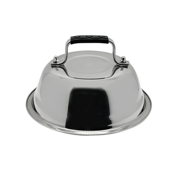 Outset Stainless Steel Cheese Melting Dome for Grill, Griddle, and Stovetop