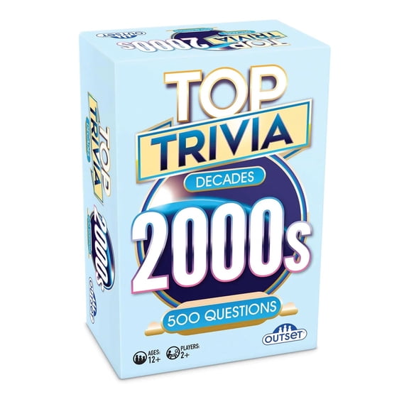Outset - Top Trivia Decades: 2000's, 500 Questions