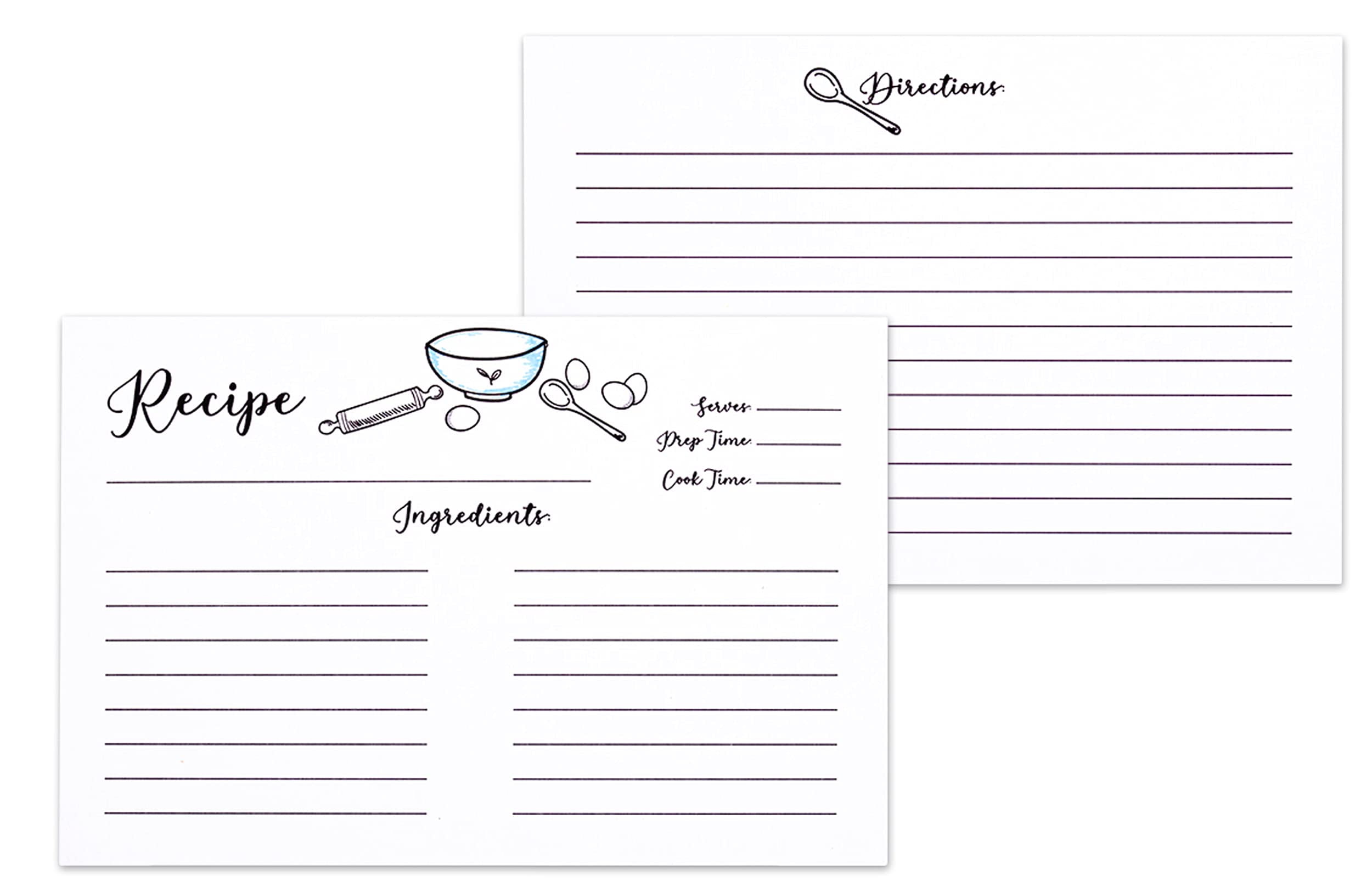 Free Note Card Templates Printable [Word, PDF] 3x5, 4x6 Inches - Ideas