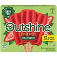 thumbnail image 1 of Outshine Strawberry Frozen Fruit Ice Bars Value Pack, Non-GMO, Gluten Free, 12 Count, 1 of 7