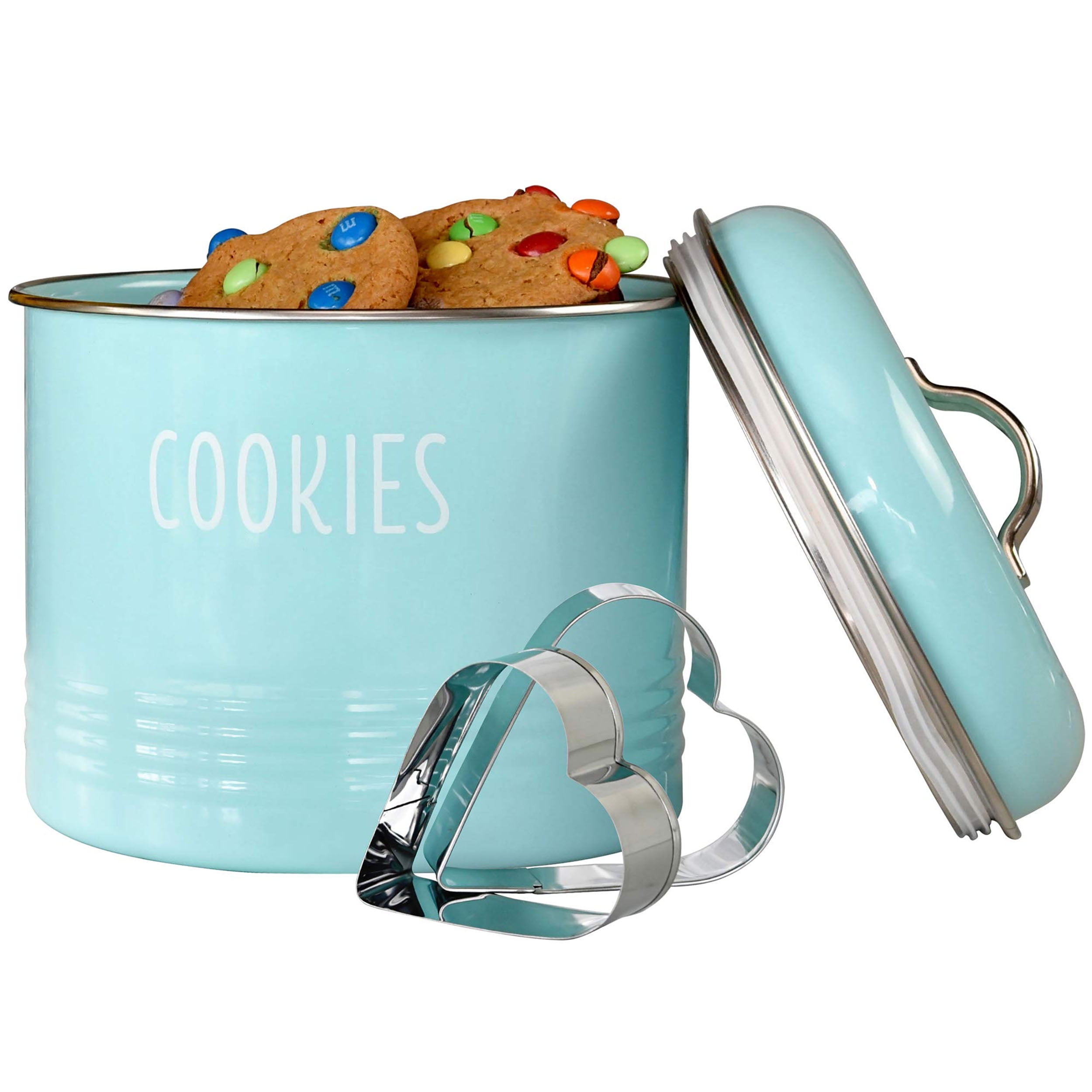 Outshine Vintage Cookie Jar & Cookie Cutters, Mint