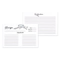 thumbnail image 1 of Outshine White Recipe Cards 4x6 Inches, Farmhouse Design (Set of 50) | No-Smear Double Sided Cardstock | Bulk Blank Recipe Cards for Recipe Box 4x6 | Recipe Cards for Bridal Shower | Gift for Mom, 1 of 6