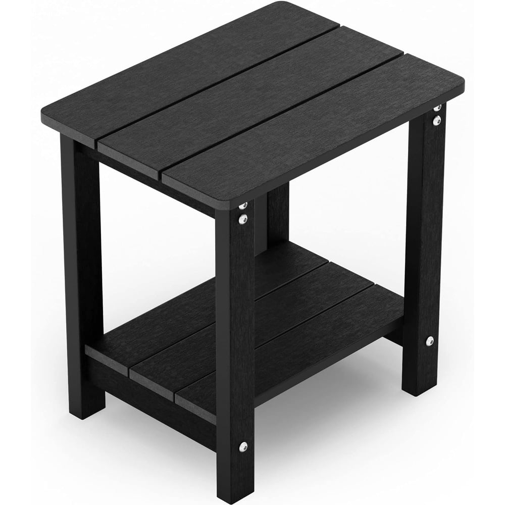 Outside Adirondack Square Side Table, Weather Resistant Patio Table