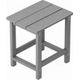 thumbnail image 1 of Outside Adirondack Square Side Table Weather Resistant Patio Table-Gray, 1 of 7
