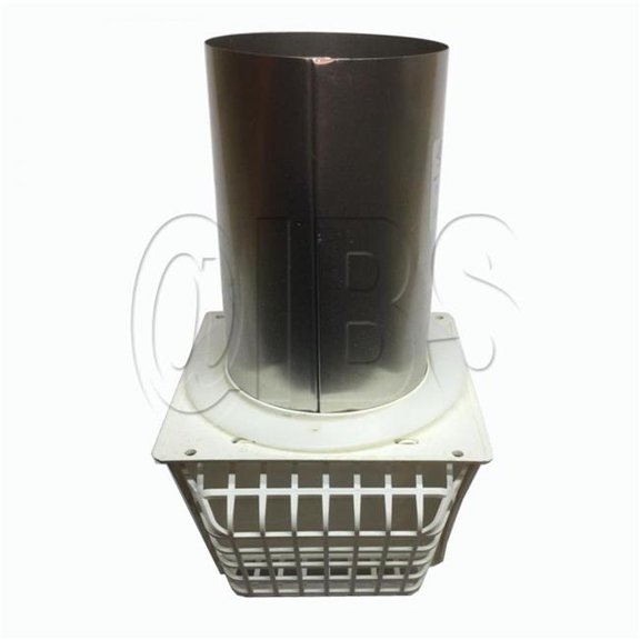 Outside Air Termination Kit - Black - Lightweight Design - Secure Ventilation