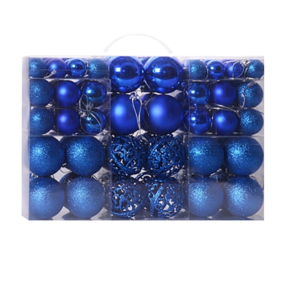 Outside Christmas Decorations 100Pc Christmas Ball Ornaments Shatterproof Balls for Christmas Tree Decoration Christmas Decorations Outdoor
