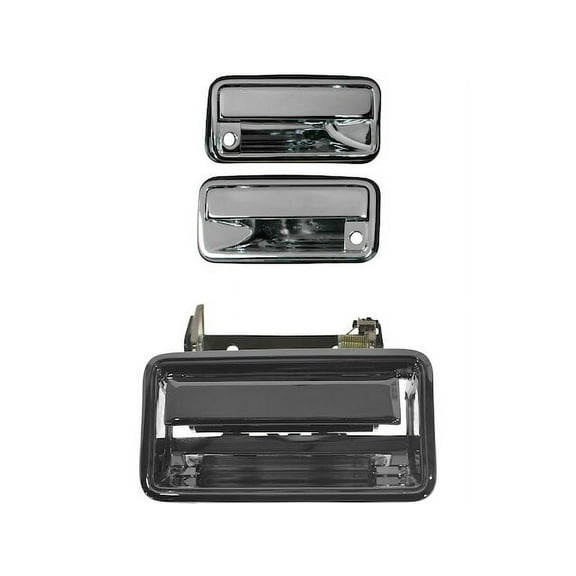 Outside Door Handle Kit 3 Piece - Compatible with 1995 - 1998 GMC C1500 1996 1997