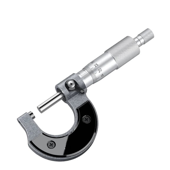 Outside Mechanical Micrometer 0-25mm (0.01mm Scale) Metric External Caliper Precision Measurement Tool ,Precision Measuring